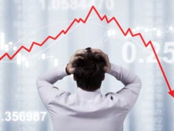 price chart trader down decrease desperate